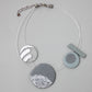 Grey Kira Statement Necklace