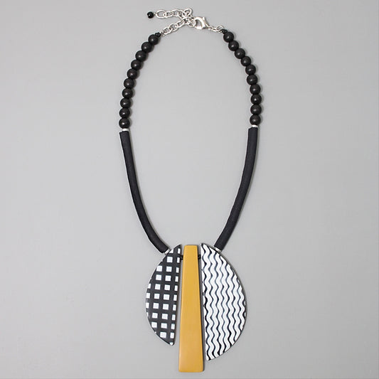 Mustard Lunetta Necklace