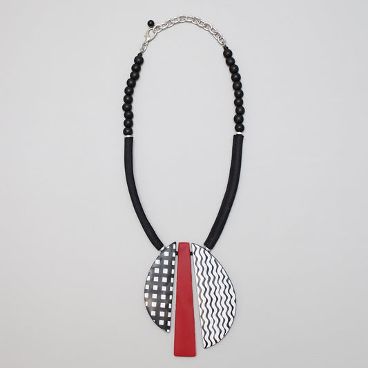 Red Lunetta Necklace