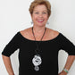 Black and White Marissa Pendant Necklace