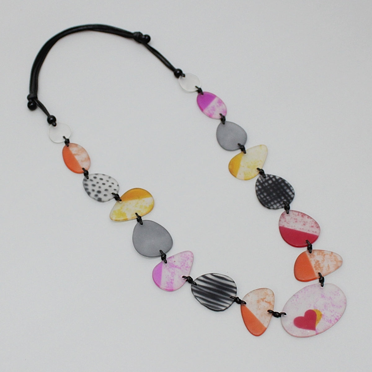 Multi Color Frosted Emmerson Necklace