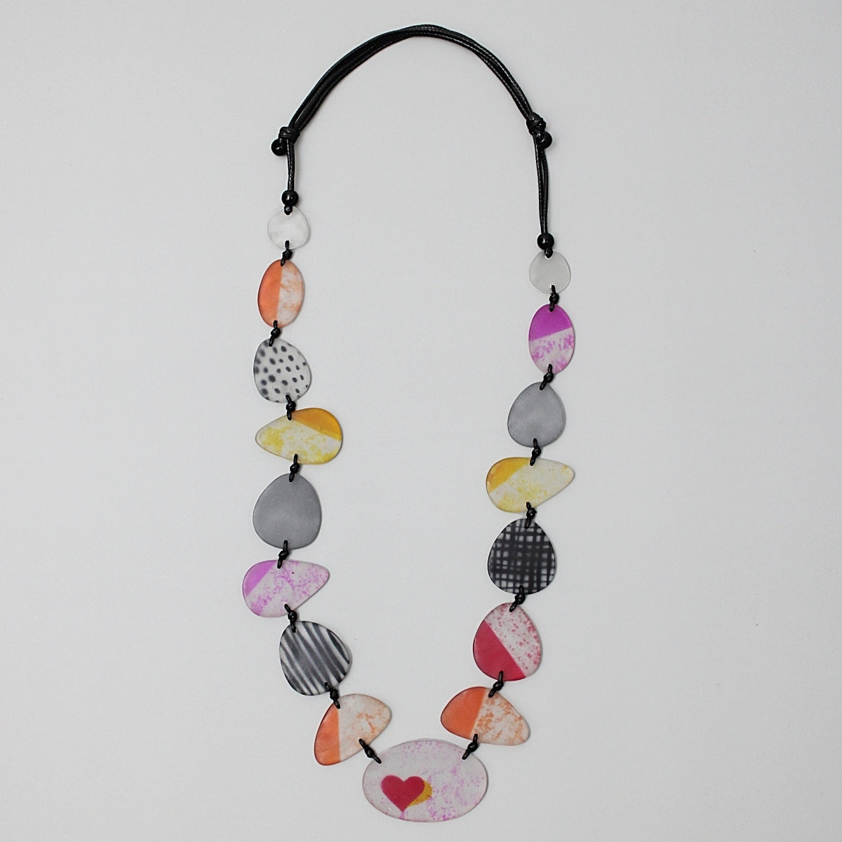 Multi Color Frosted Emmerson Necklace