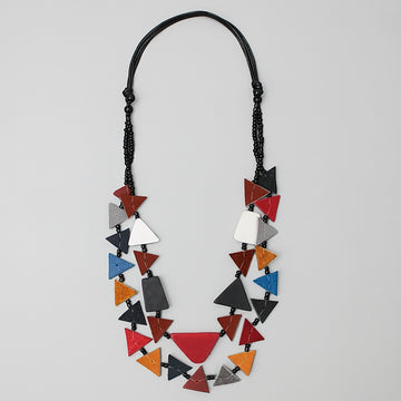 Multi Triangle Charlotte Necklace