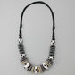 Black and White Polka Dot Jessica Necklace