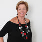 Black and Red Lorna Necklace