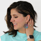 Purple Black Twilight Earrings