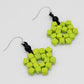 Lime Elyse Beaded Earrings