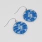 Blue Greer Resin Earrings