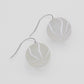 White Frosted Quinci Earrings