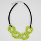 Lime Elyse Beaded Necklace