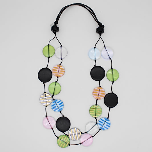Greer Multi Strand Necklace - Sylca Designs - Chunky Jewelry 