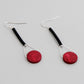 Red Carly Earrings