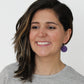 Purple Dot Rosie Earrings