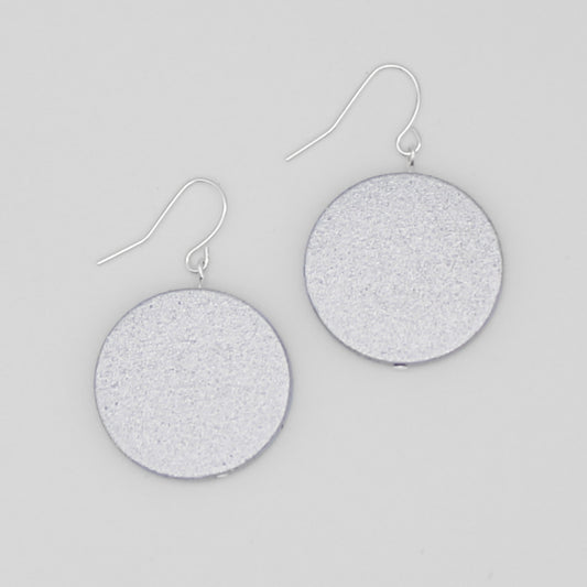 Silver Dot Rosie Earrings - Sylca Designs - Chunky Jewelry 
