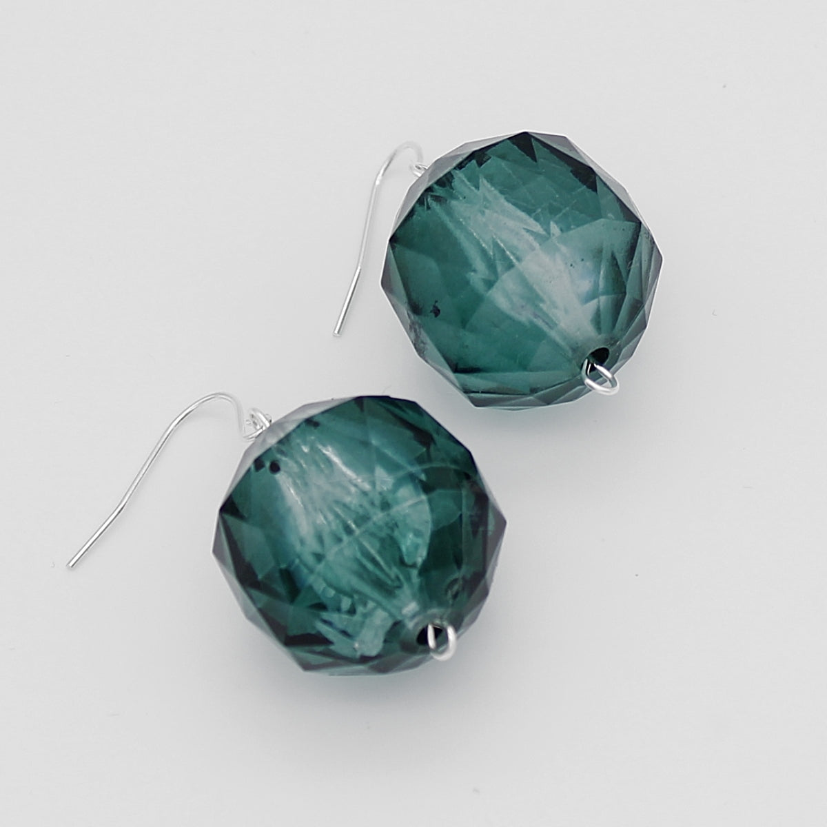 Emerald Dimensional Earrings