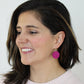 Fuchsia Dot Rosie Earrings