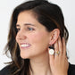 White and Black Elaine Earrings