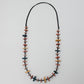 Peach Sandra Squares Necklace