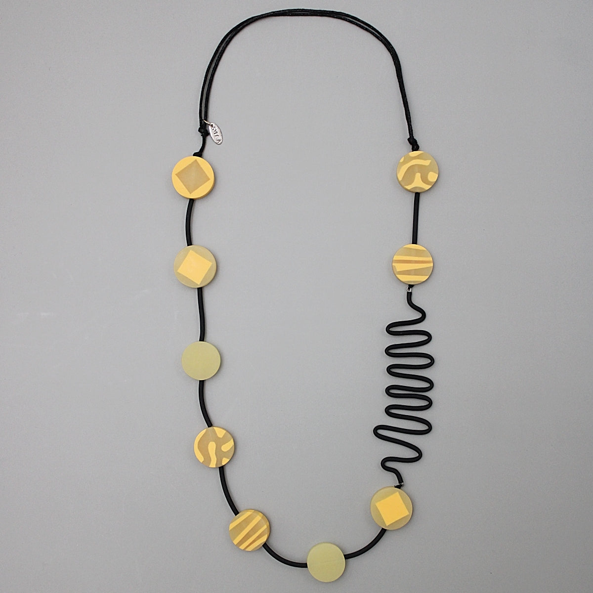 Yellow and Black Bella Necklace