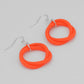 Orange Cefalu Swirl Earring