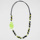 Vibrant Lime and Navy Statement Necklace