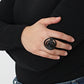 Black Cefalu Swirl Ring
