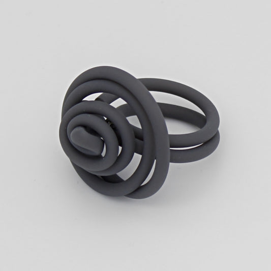 Gray Cefalu Swirl Ring
