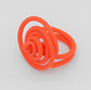 Orange Cefalu Swirl Ring