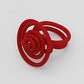 Red Cefalu Swirl Ring
