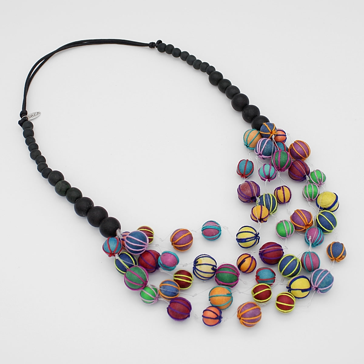 Jewelry, Necklace Multi Colored Necklace With Unique Beads