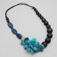Blue Cluster Aimee Necklace