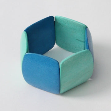 Blue wood Bracelet