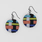 Multi Fiona Disc Earrings