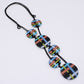 Multi Circles of Ribbon Fiona Necklace