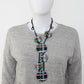 Multi Circles of Ribbon Fiona Necklace