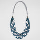 Blue Multi Strand Alyse Necklace