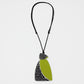 Lime Geometric Decoupage Oakley Pendant