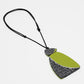 Lime Geometric Decoupage Oakley Pendant