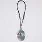Green and Grey Scenic Decoupage Necklace
